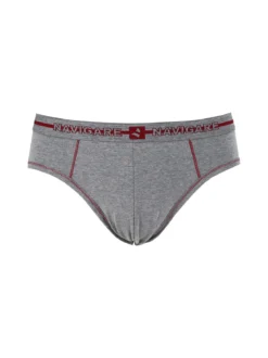 Navigare Slip uomo in cotone jersey - grigio