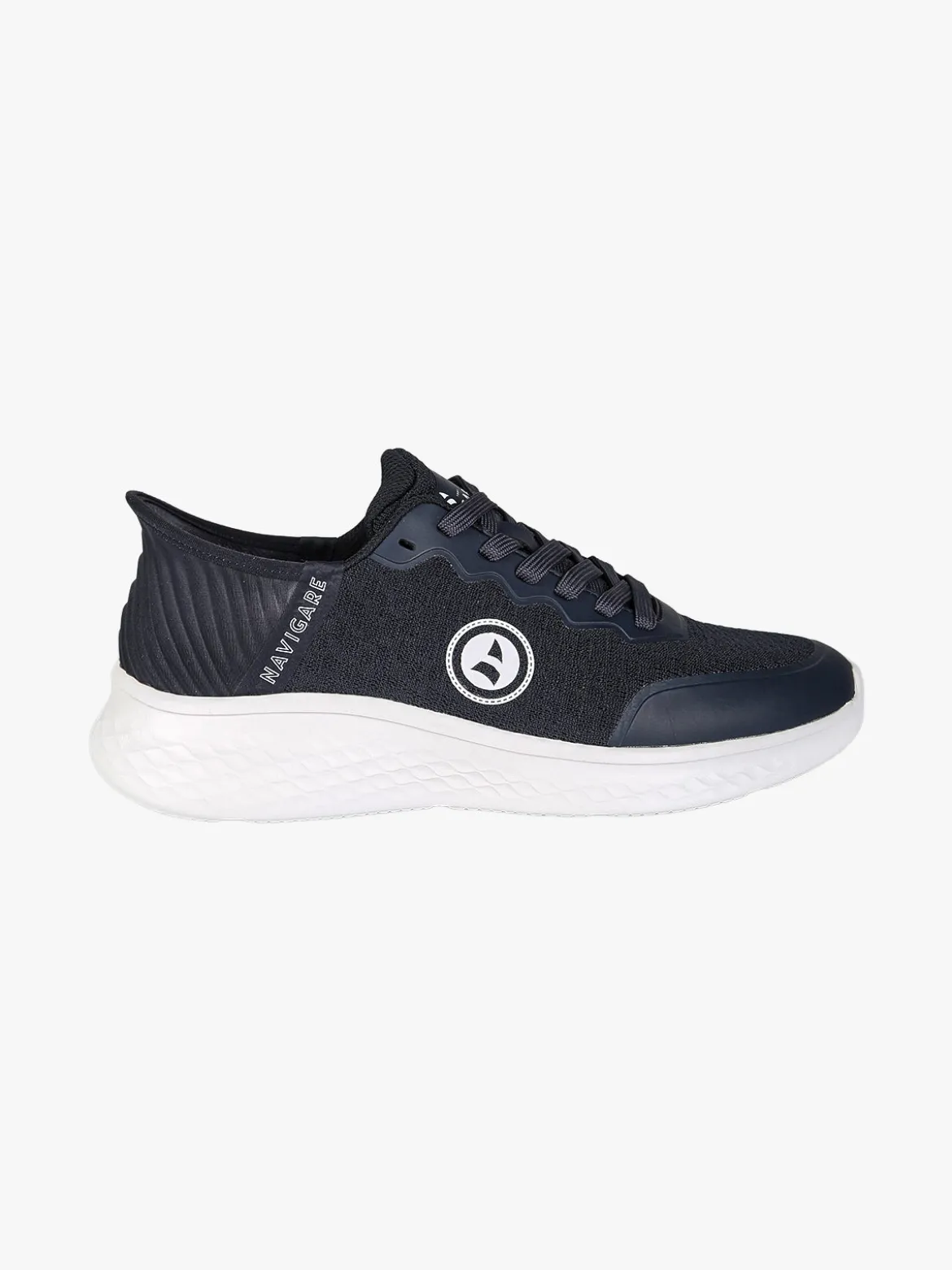 Navigare Sneakers sportive da uomo leggere con lacci - blu scuro