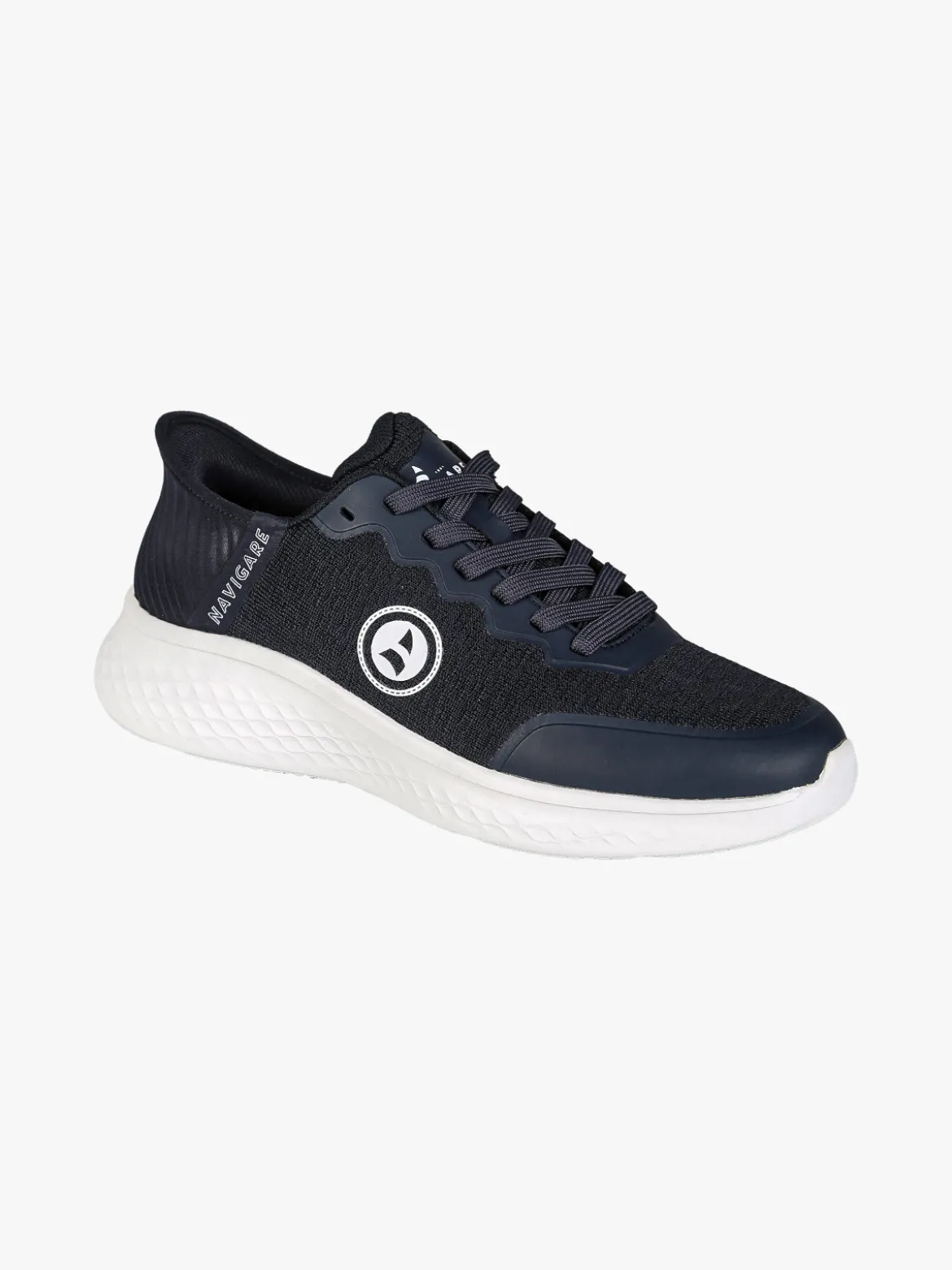 Navigare Sneakers sportive da uomo leggere con lacci - blu scuro