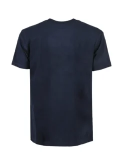 Navigare T-shirt intima da uomo girocollo in caldo cotone - blu scuro