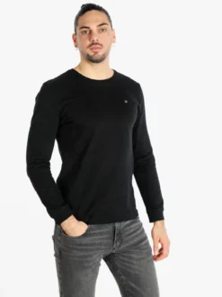 Navy Sail T-shirt uomo girocollo a maniche lunghe