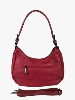Nazareno Gabrielli Borsa mini hobo da donna - rosso