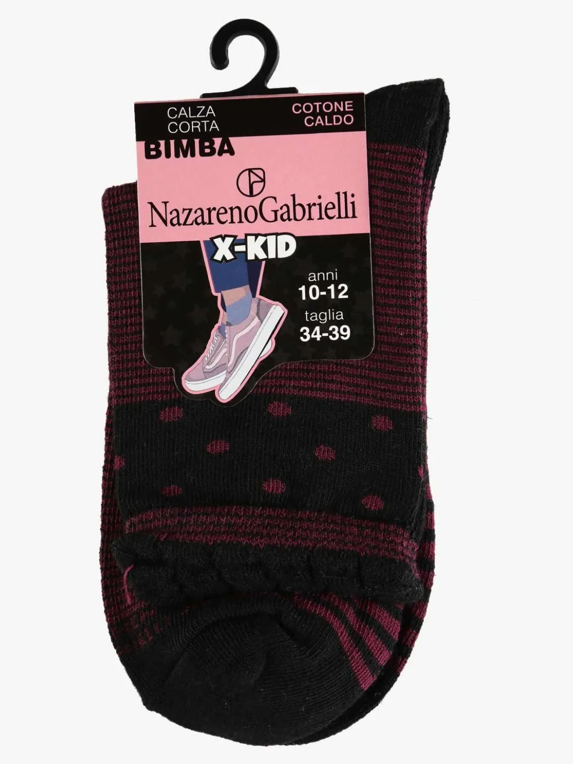 Nazareno Gabrielli Calze corte in caldo cotone