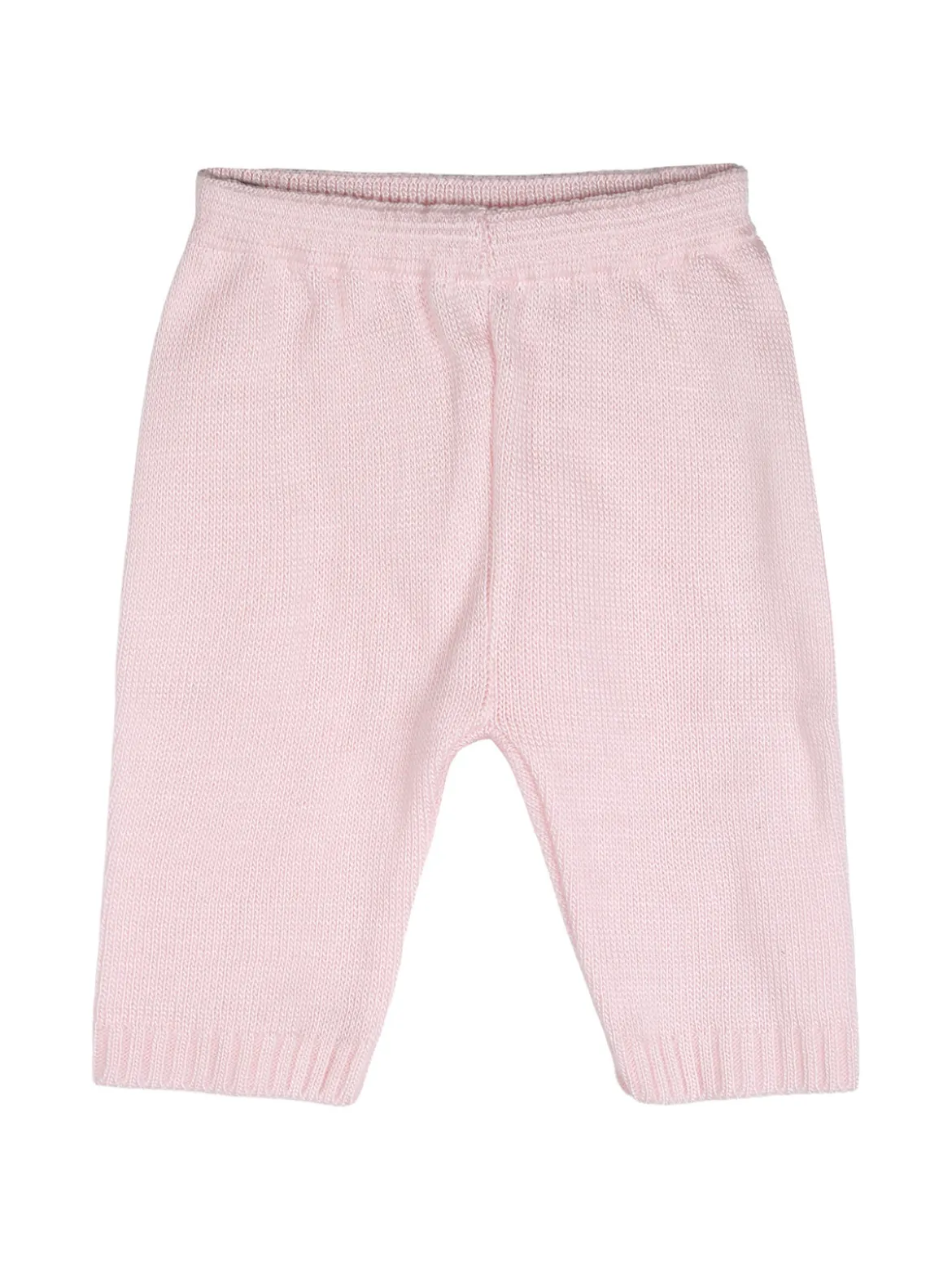 Nazareno Gabrielli Completo 2 pezzi da neonati in maglia con colletto - rosa