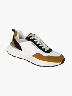 Nazareno Gabrielli Sneakers stringate da uomo - khaki