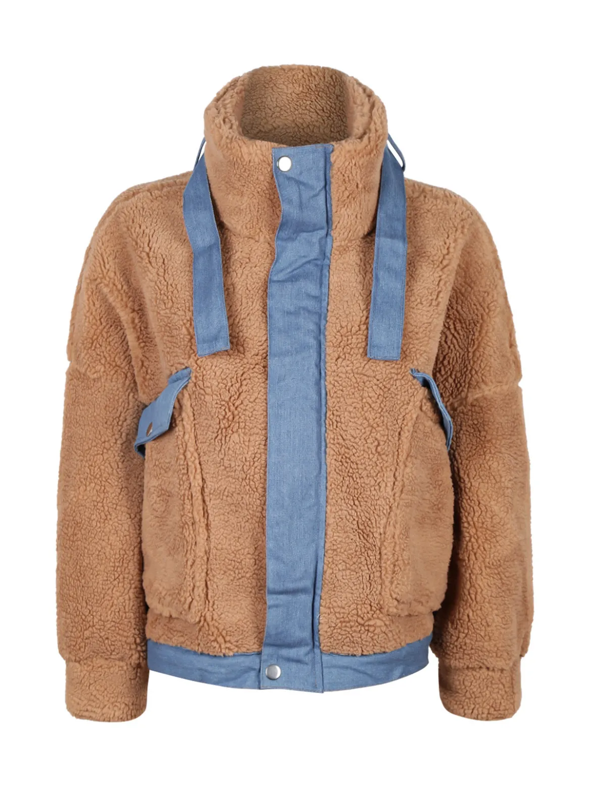 New Collection Giacca corta teddy oversize