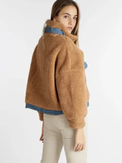 New Collection Giacca corta teddy oversize