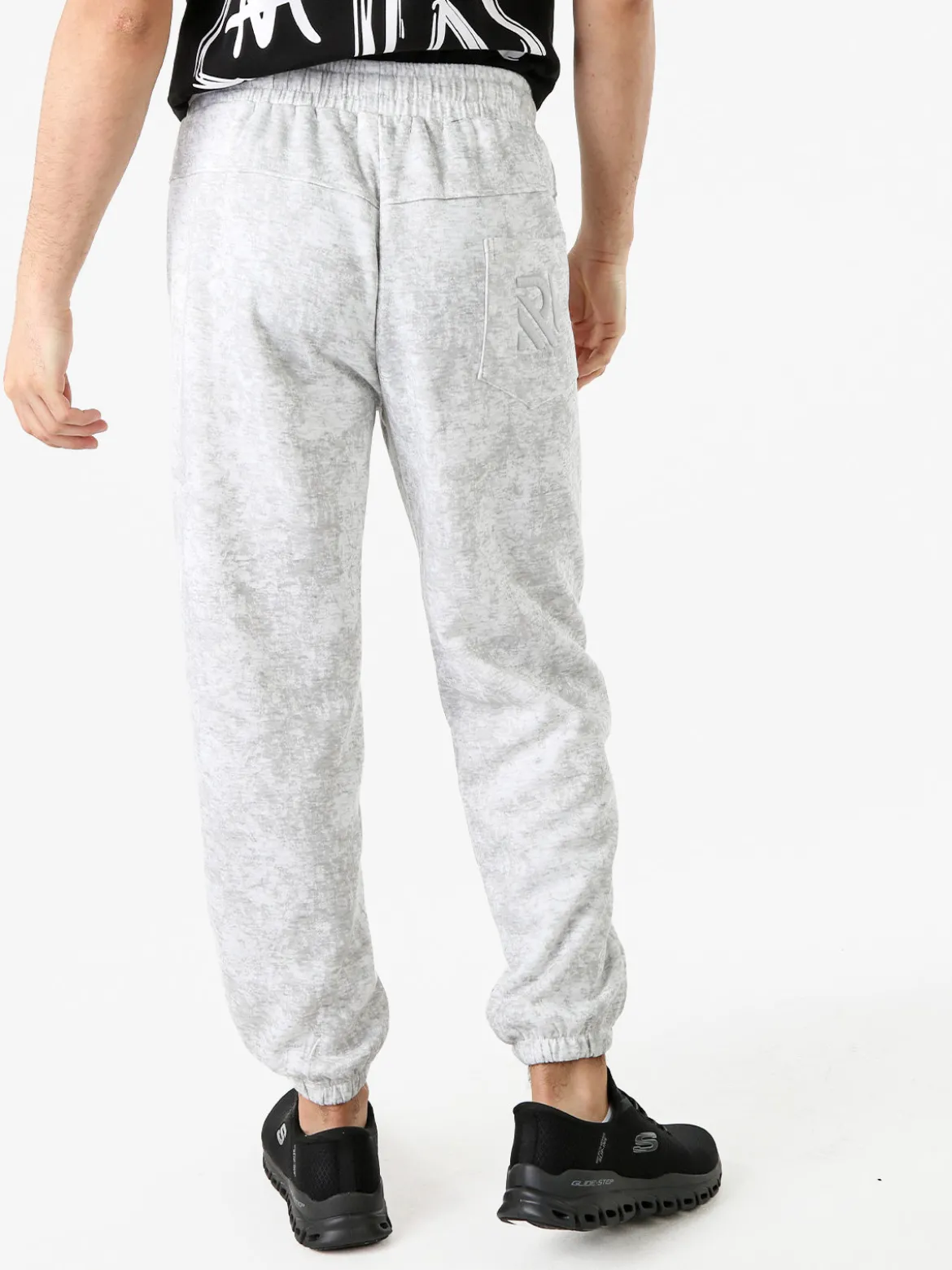 New Dream Pantaloni sportivi da uomo con coulisse ed elastico sul finale - grigio chiaro