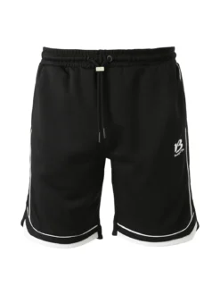New Mentality Bermuda da uomo con coulisse - nero