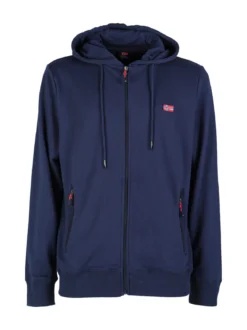 Norway Felpa da uomo con cappuccio e zip