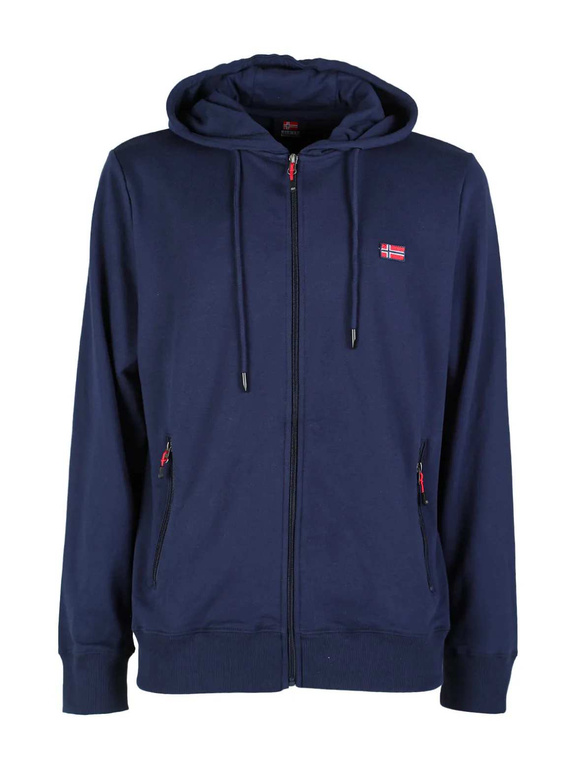 Norway Felpa da uomo con cappuccio e zip