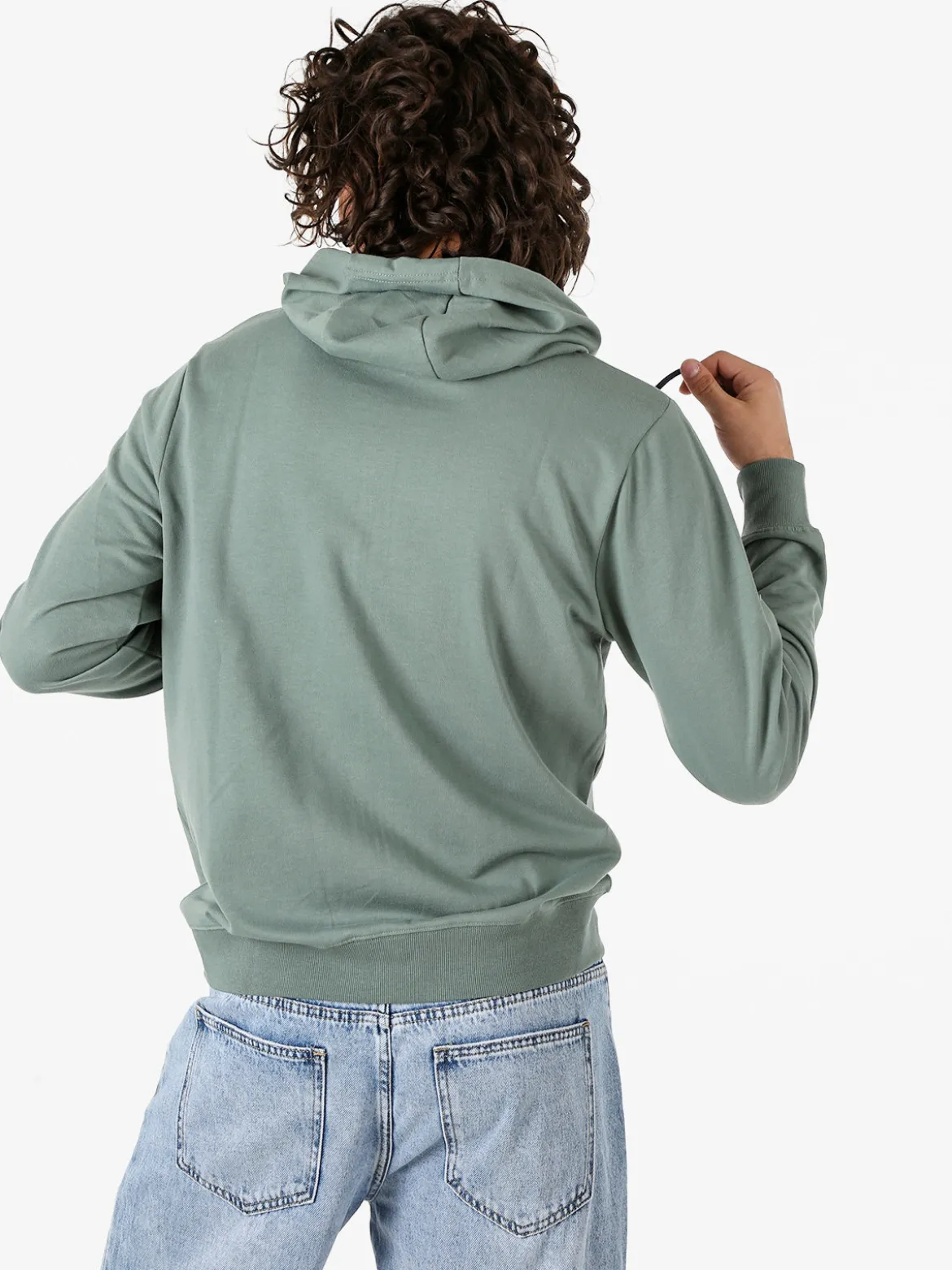 Norway Felpa da uomo full zip con cappuccio - pistacchio