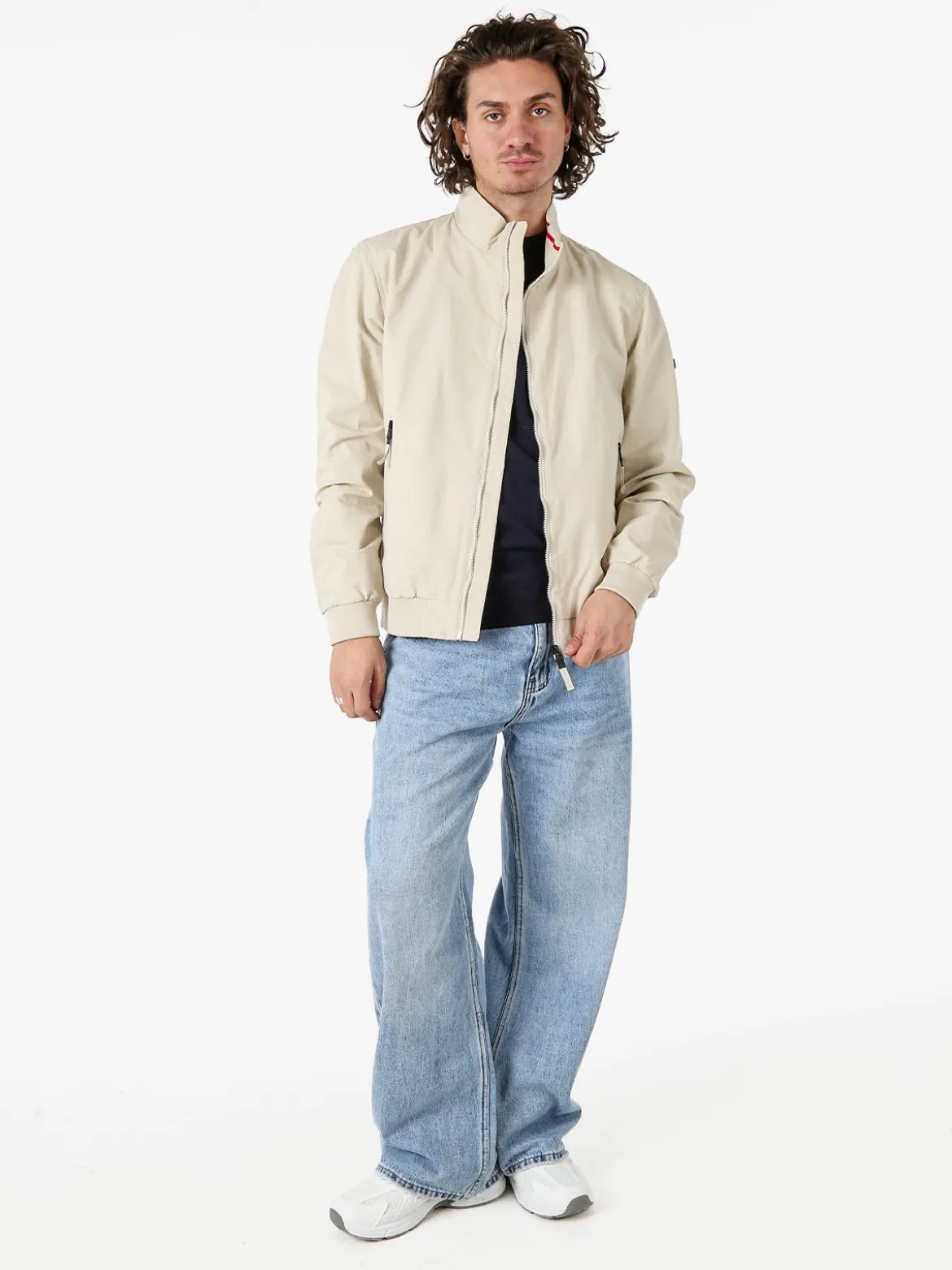 Norway Giacca a vento da uomo con zip - beige