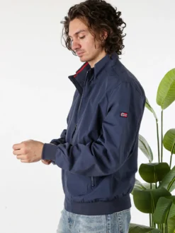 Norway Giacca a vento da uomo con zip - blu scuro