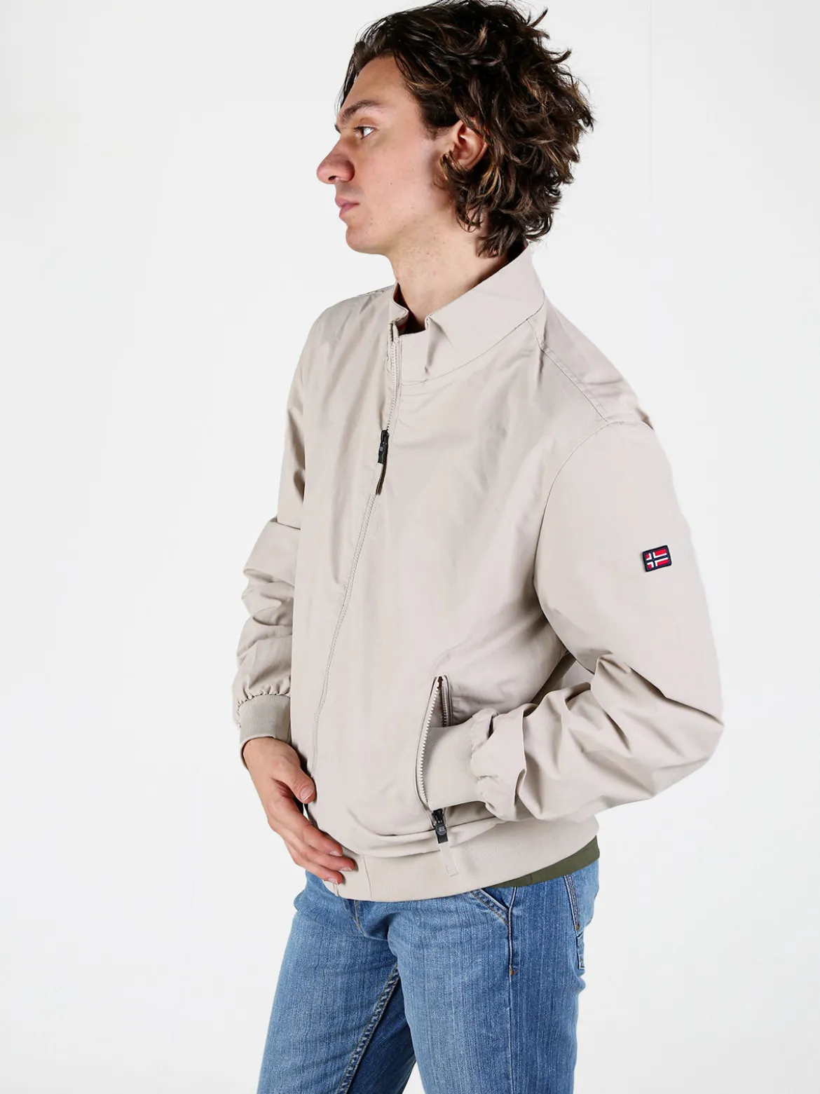 Norway Giacca da uomo mezza stagione con zip