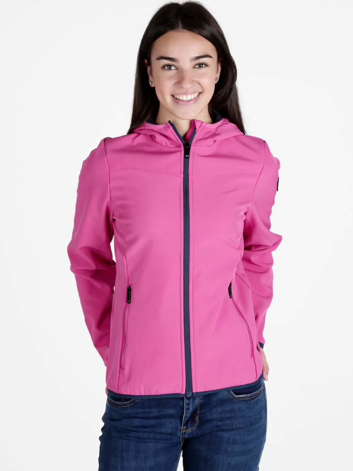 Norway Giacca donna impermeabile con cappuccio e interno in pile