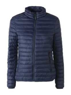 Norway Giubbino donna modello 100 grammi con zip - blu scuro
