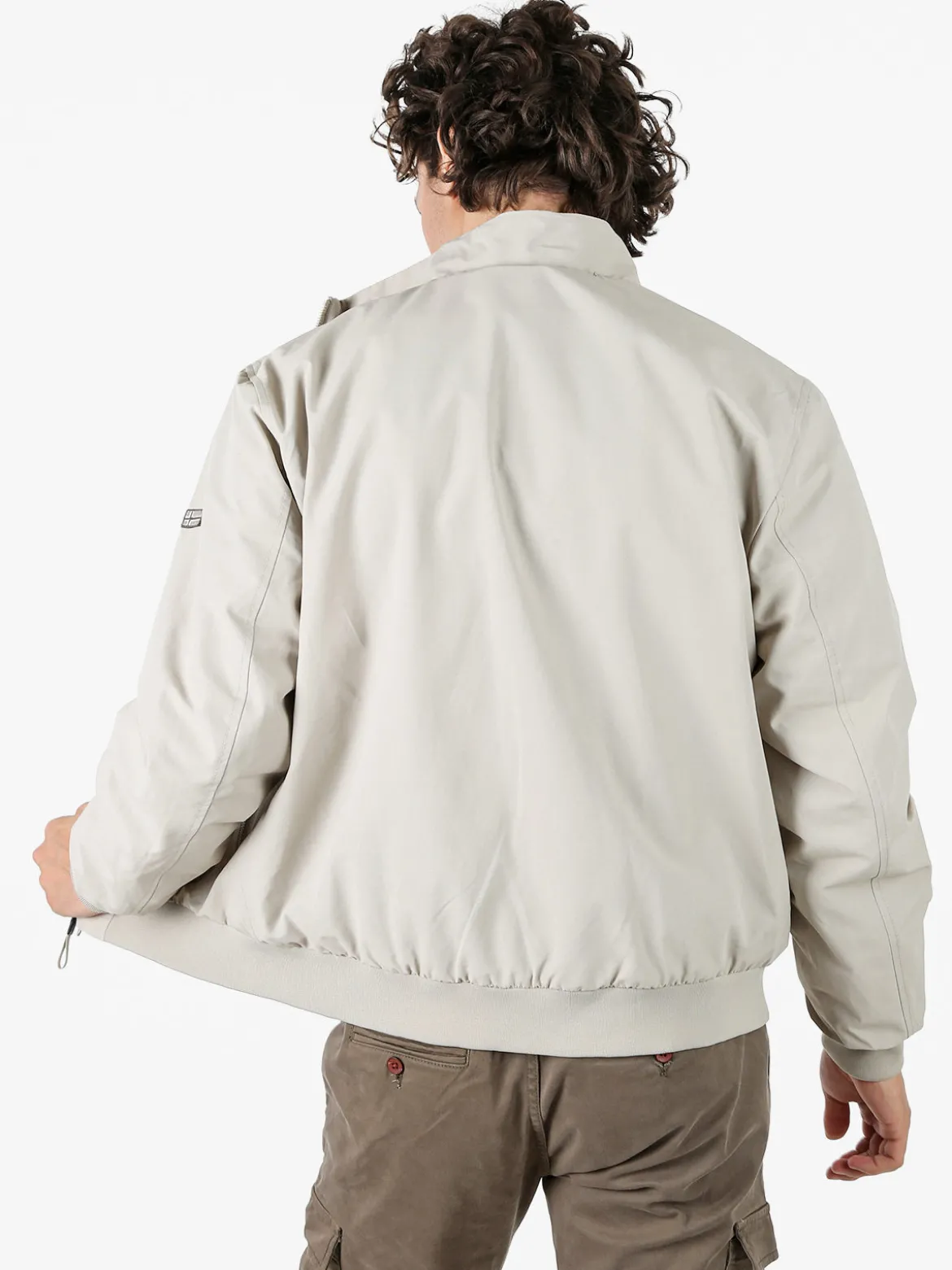 Norway Giubbotto uomo con zip e interno in pile - beige