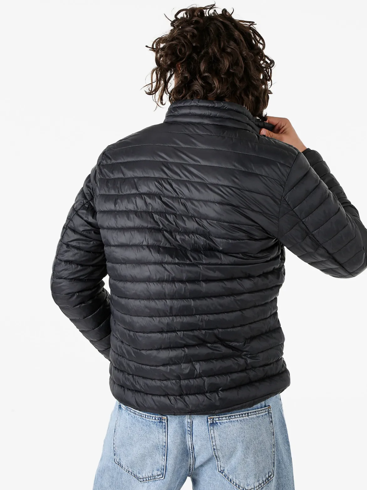 Norway Piumino leggero da uomo con zip - nero