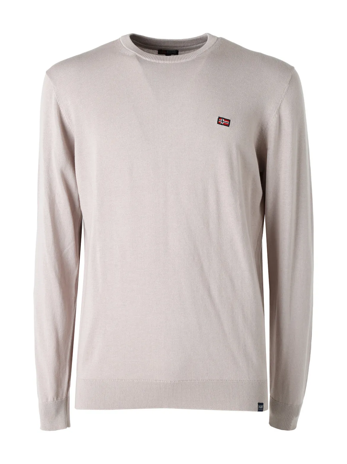 Norway Pullover da uomo in cotone con logo - nudo