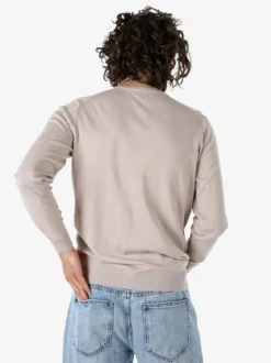 Norway Pullover da uomo in cotone con logo - nudo