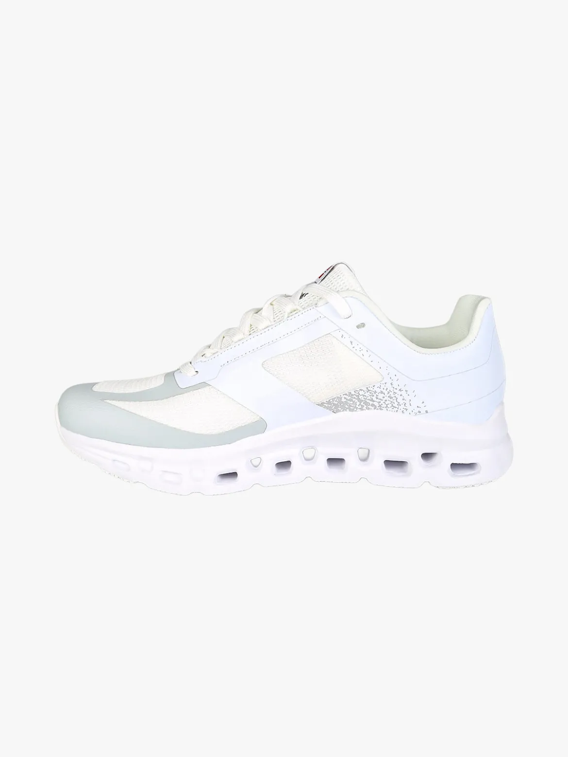 Norway Sneakers sportive da uomo con intersuola geometrica - bianco