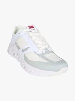 Norway Sneakers sportive da uomo con intersuola geometrica - bianco