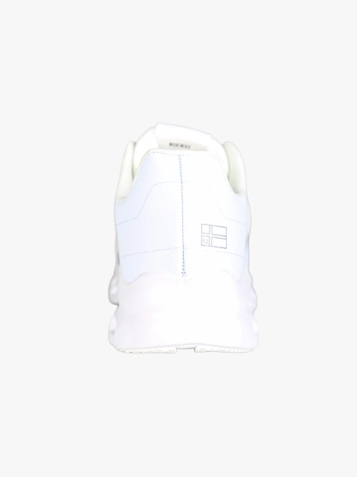 Norway Sneakers sportive da uomo con intersuola geometrica - bianco