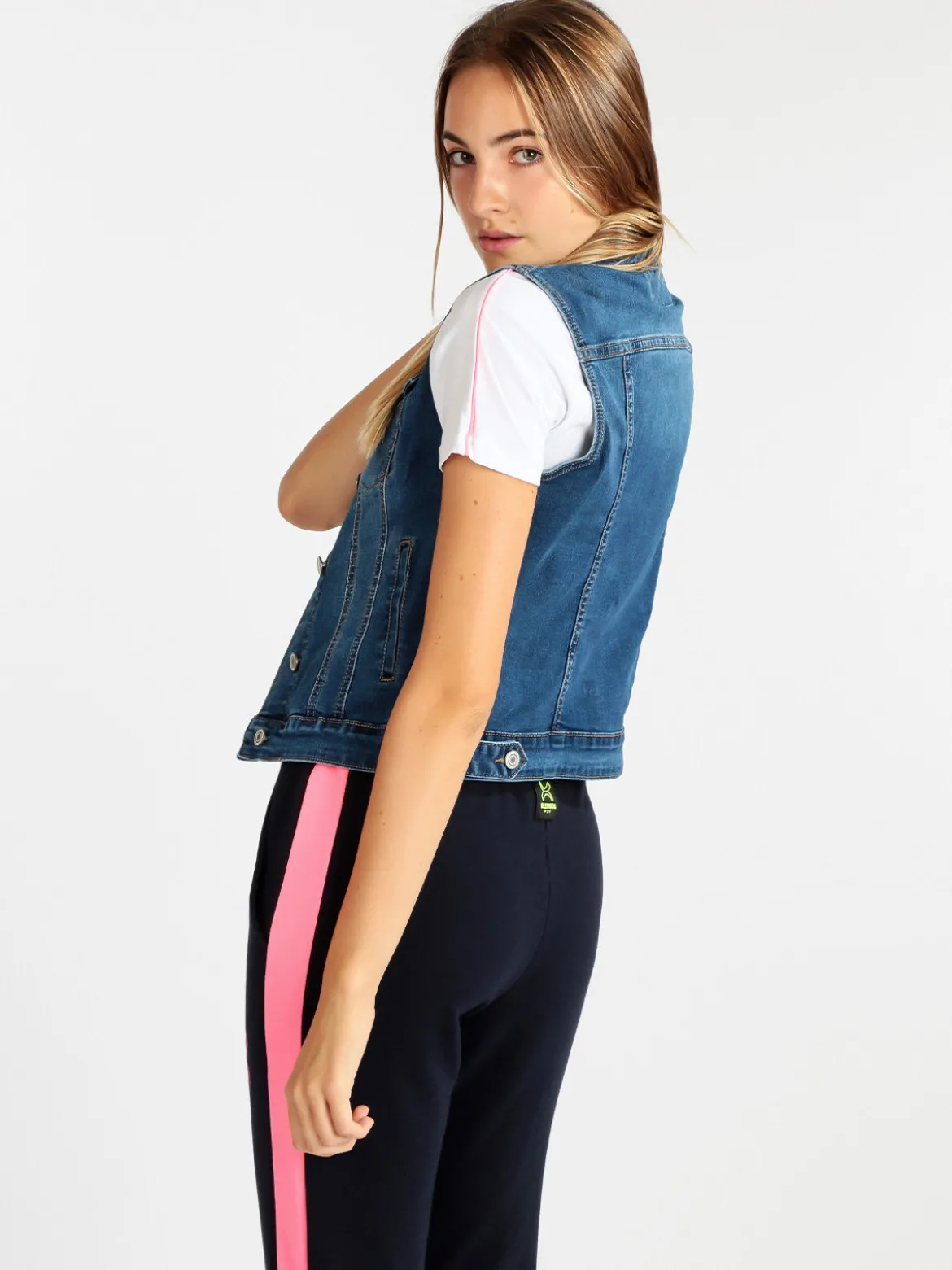 Nove&Nove Gilet in jeans donna