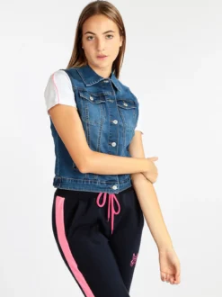 Nove&Nove Gilet in jeans donna