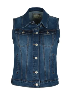 Nove&Nove Gilet in jeans donna