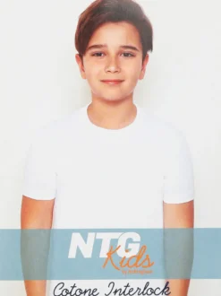 Ntg T-shirt intima da bambino in cotone interlock