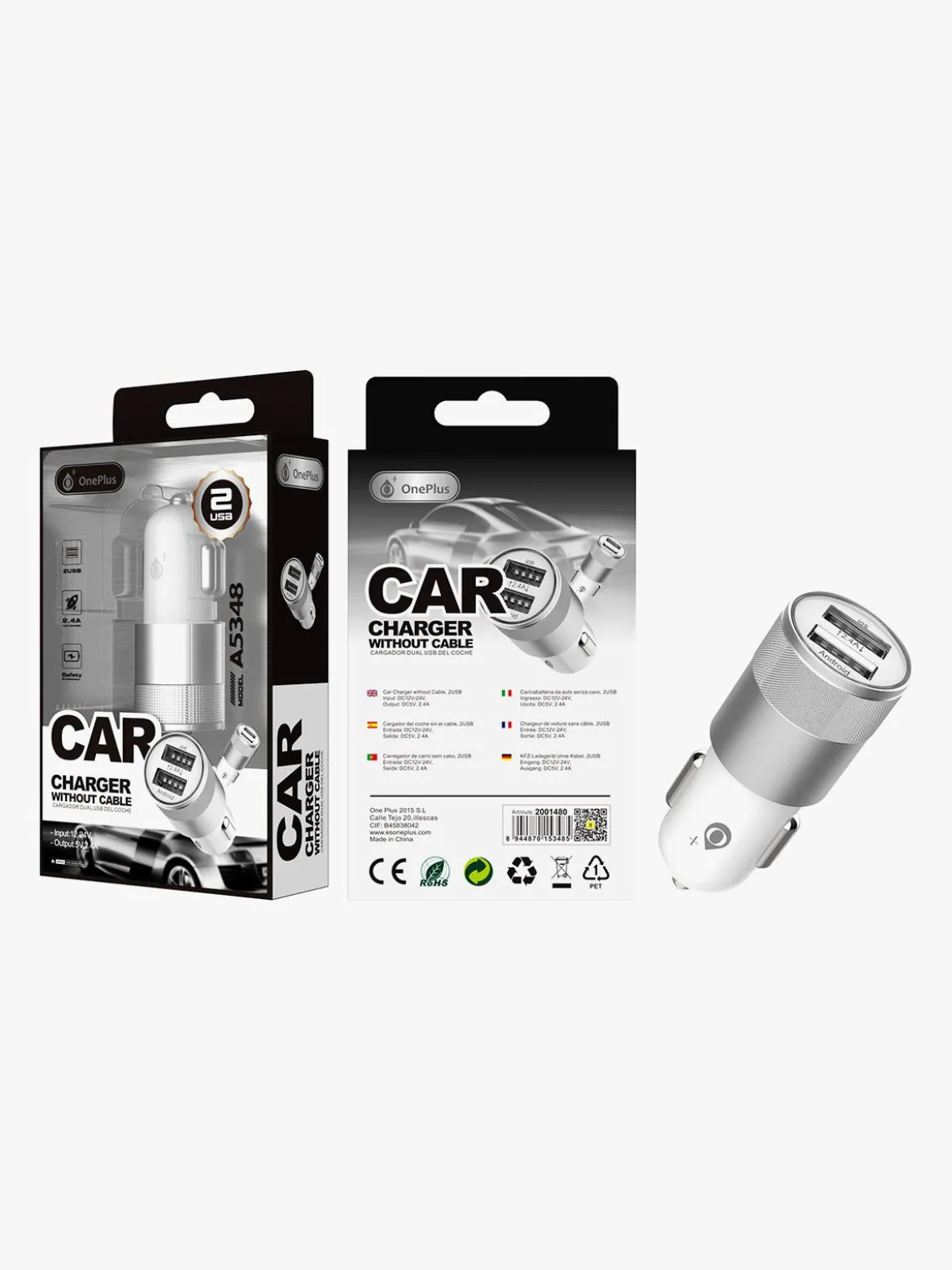 Oneplus Caricabatterie dual USB