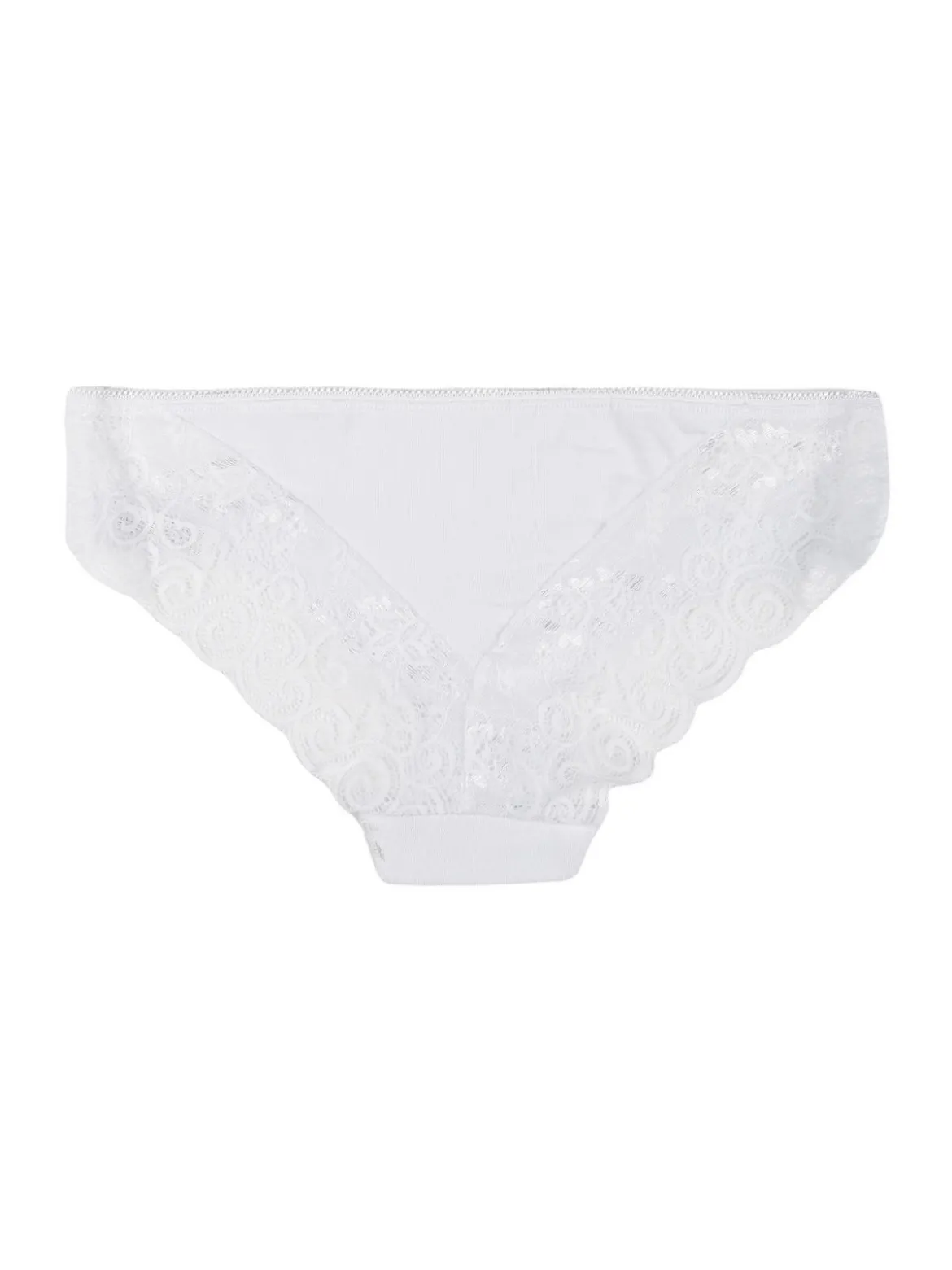Orbro Slip donna in cotone con pizzo