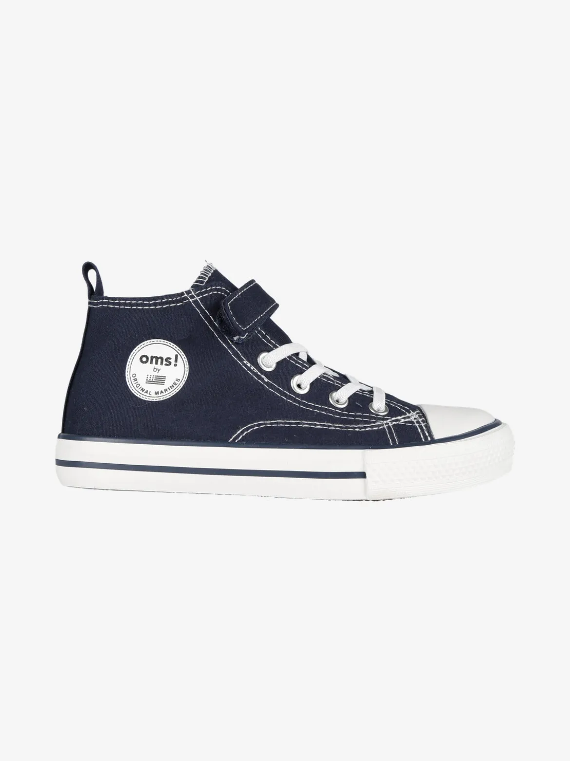 Original Marines Sneakers alte in tela da ragazzo con strappo