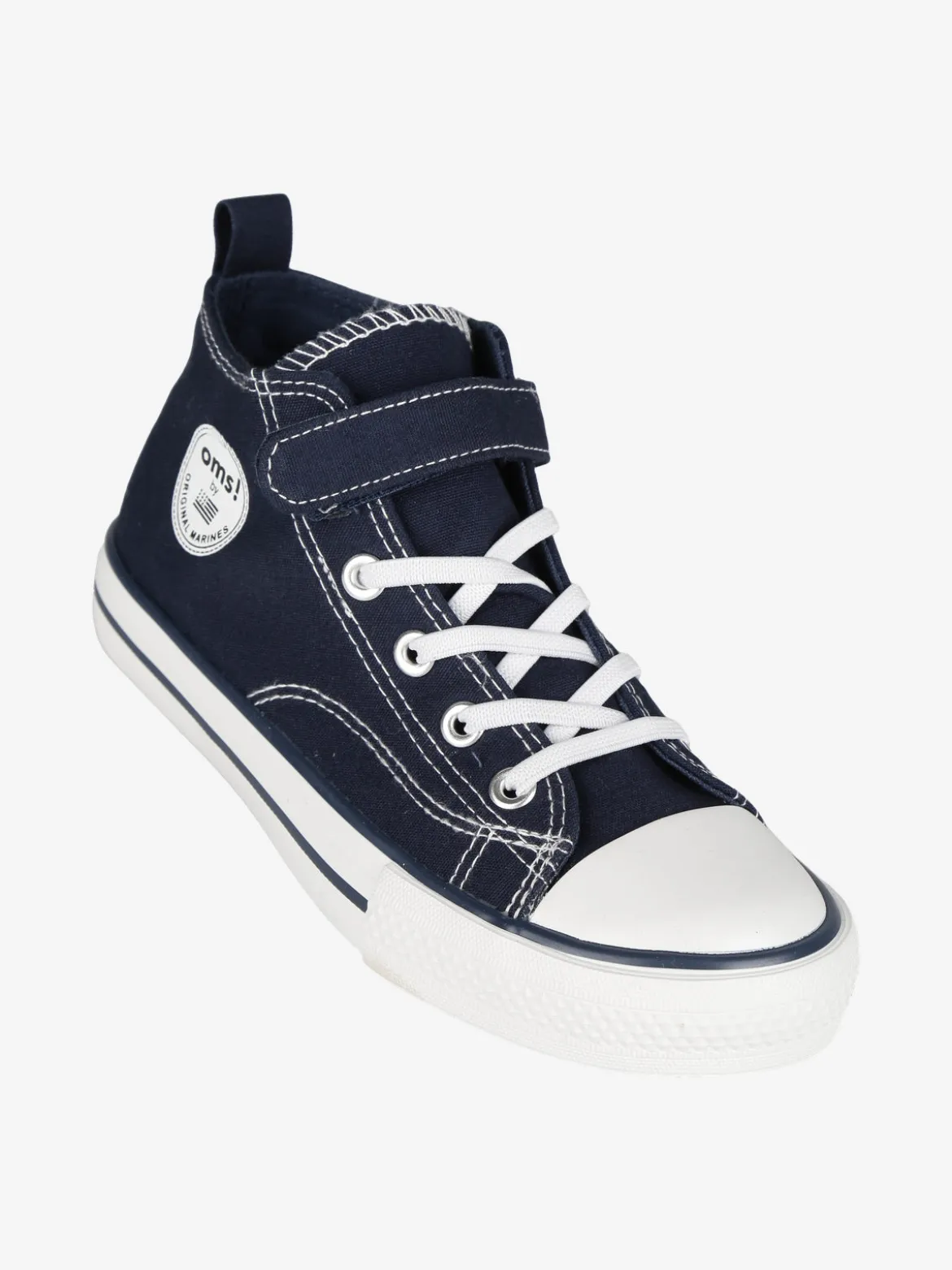 Original Marines Sneakers alte in tela da ragazzo con strappo
