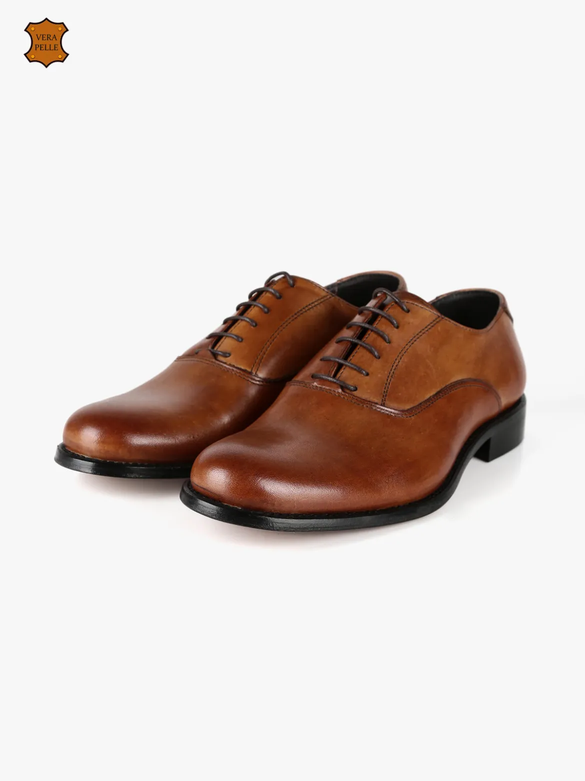 Paolo Galli Made In Italy Francesine stringate in pelle da uomo