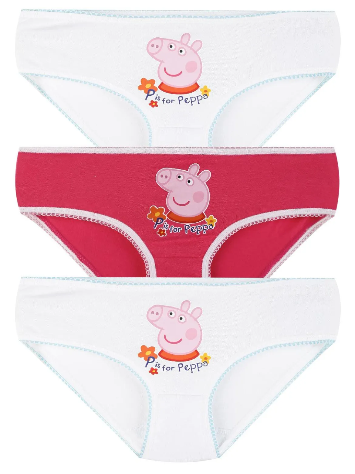 Peppa Pig Tris slip bambina in cotone