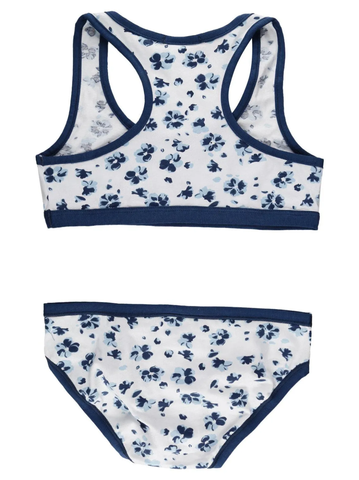 Pierre Cardin Completo intimo bambina a fiori 2 pezzi