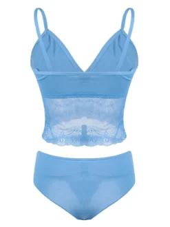 Pierre Cardin Coordinato intimo donna misto cotone con pizzo