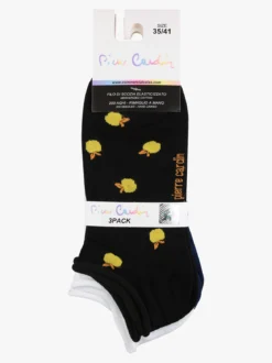 Pierre Cardin 3 Paia di calze corte da donna in filo di scozia