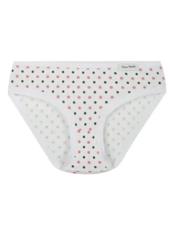 Pierre Cardin Tris di slip da bambina in cotone