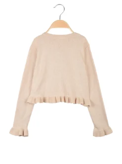 Pink Baby Coprispalle da bambina in lurex con bottone