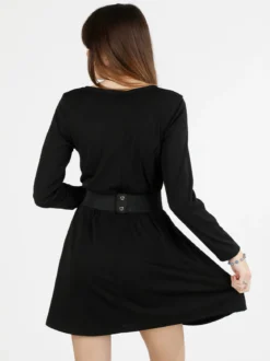 Pink Black Abito donna a maniche lunghe