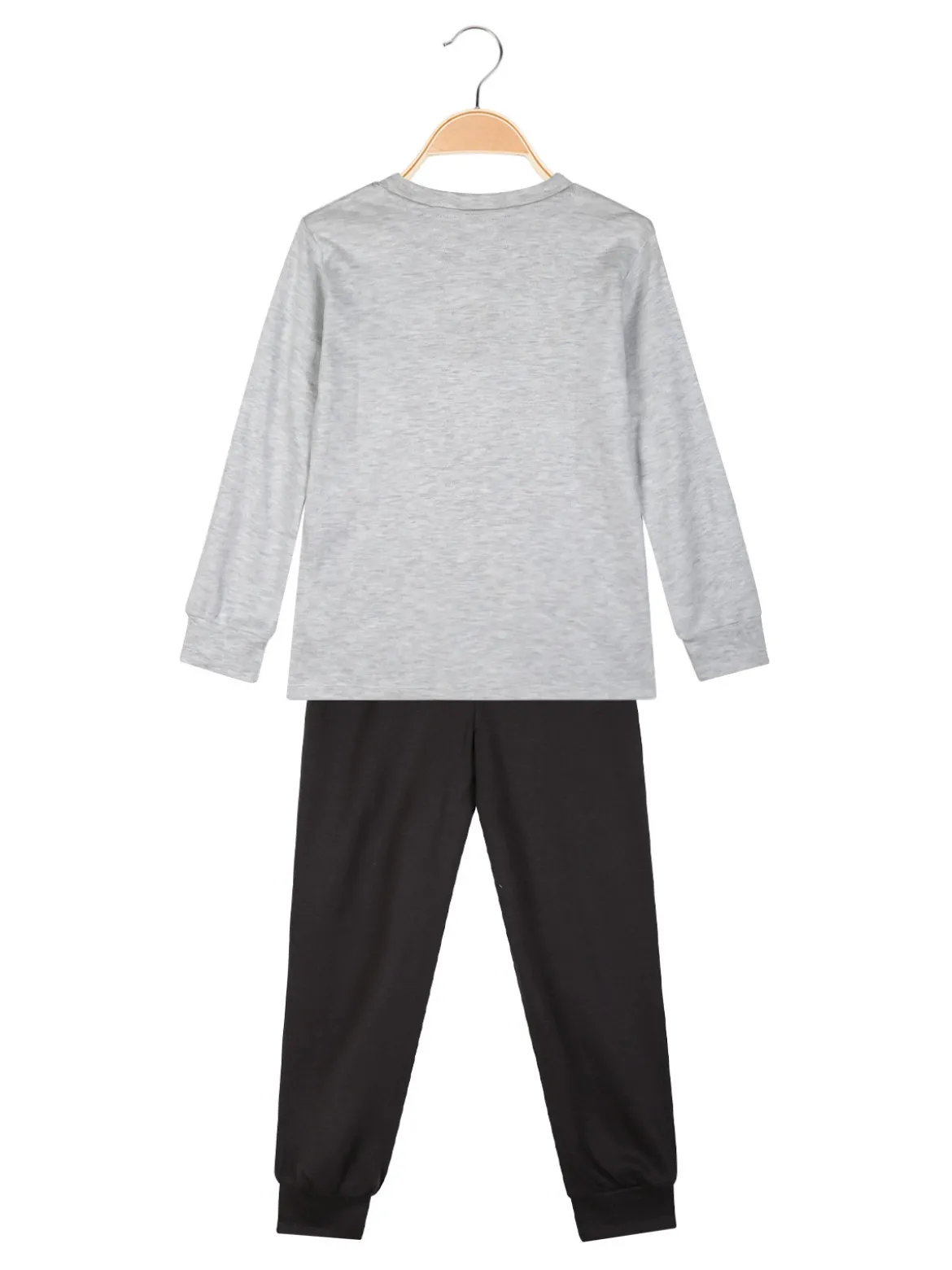Pokémon Pigiama lungo da bambino in cotone interlock - grigio chiaro
