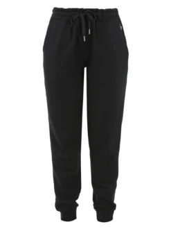 Polo Club Pantaloni sportivi da donna felpati con coulisse - nero