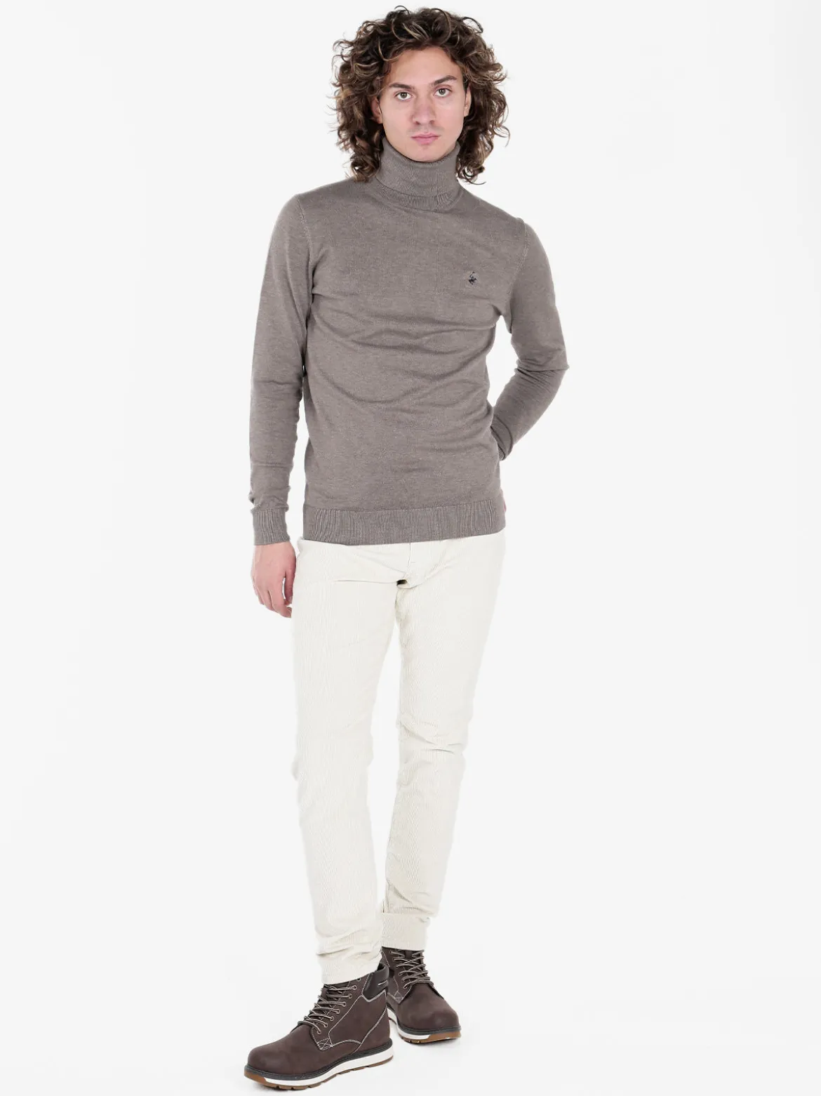 Polo Club Pullover dolcevita in maglia da uomo