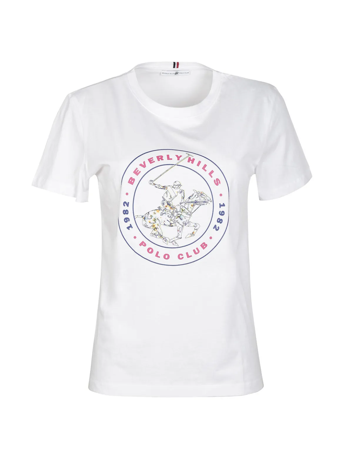 Polo Club T-shirt donna con stampa logo