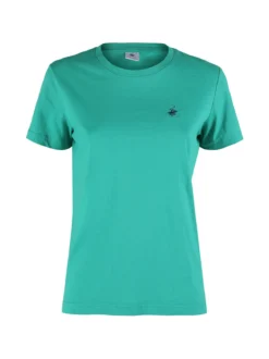 Polo Club T-shirt girocollo da donna in cotone
