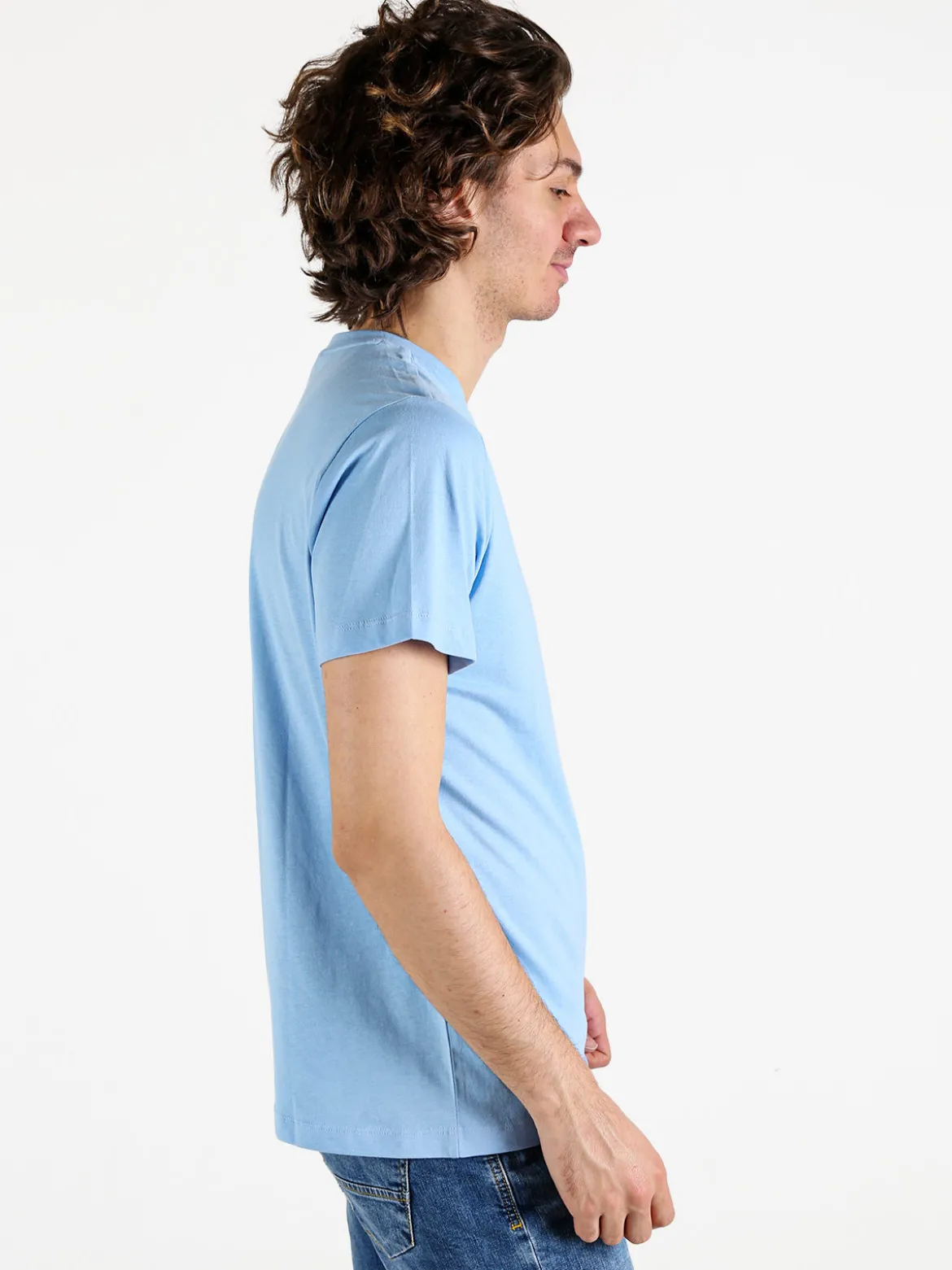 Polo Club T-shirt girocollo da uomo in cotone